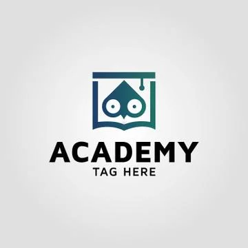 Education logo design, letter A vector design template Stock Illustration