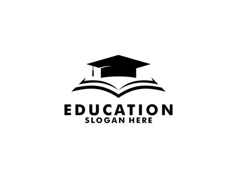 Education logo design template, suitable for academy, School, Graduation , etc Stock Illustration