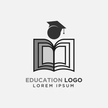 Education logo design vector template modern Stock-Illustration