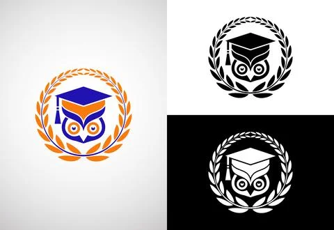 Education logo design vector template, Education and graduation logo vector.. Stock Illustration