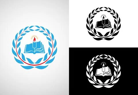 Education logo design vector template, Education and graduation logo vector.. Stock Illustration
