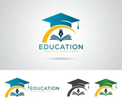 Education logo design vector template Stock Illustration