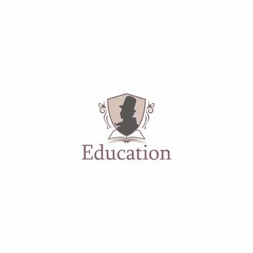 Education Logo Stock-Illustration