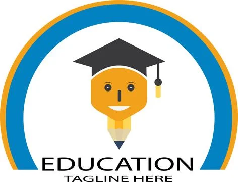 Education logo. Stock Illustration