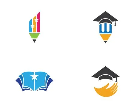 Education Logo Template Stock Illustration