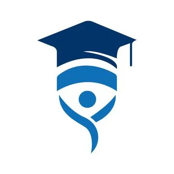 Education logo template vector human icon Stock Illustration