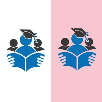 Education Logo Template vector Pro Vector Education school logo design for book  Stock Illustration