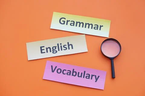 Education material. Teaching aid. Learning language. Foto stock