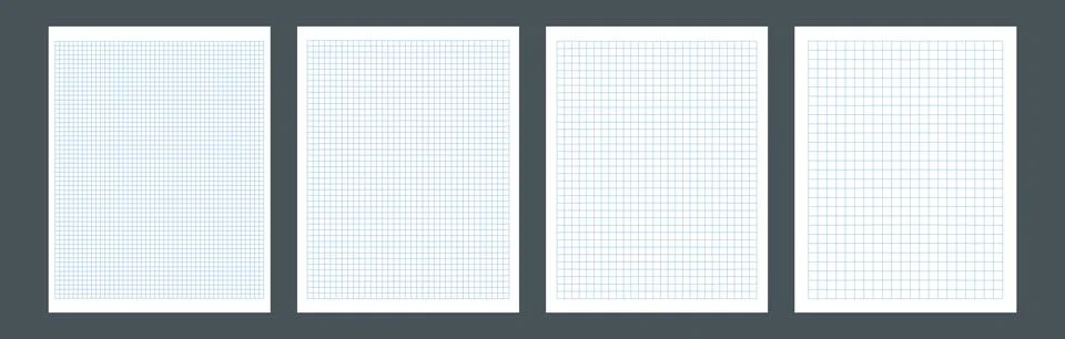 Education mathematics vector featuring paper square editable line pattern. 库存插图