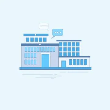 Education Online Learning Web Banner Thin Line Illustrazione stock