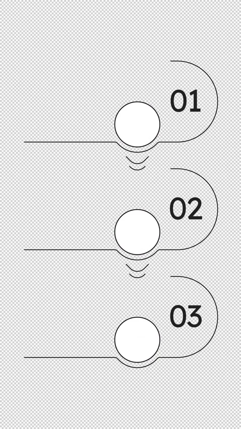 Education online sources minimalist empty infographic template animation Stock Footage 340283849