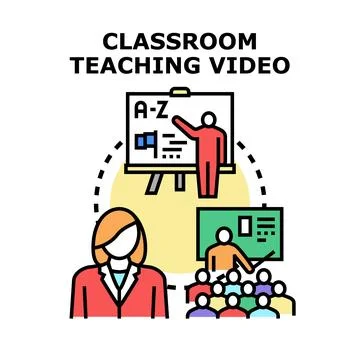 Education process developing knowledge for learning students Stock Illustration