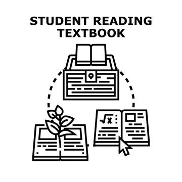 Education process developing knowledge for learning goals Stock Illustration