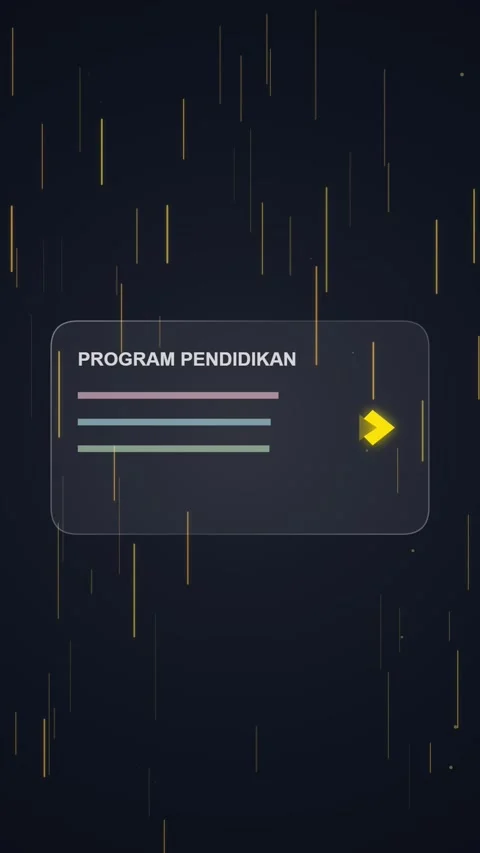 Education Program Digital Interface with Progress Bars and Arrow Icon on Da.. 스톡 동영상 348818630