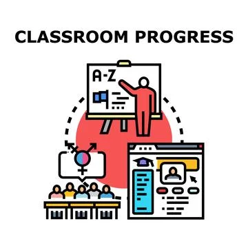 Education progress and diversity in modern learning Stock Illustration
