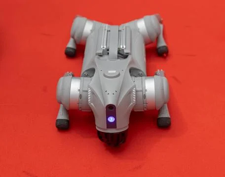 Education Robot Dog Front Foto stock