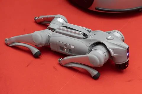 Education Robot Dog Foto stock