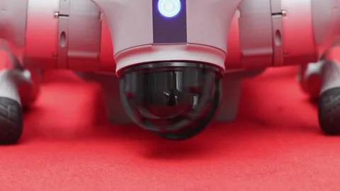 Education Robot LiDAR Sensor Stock Footage 340328575