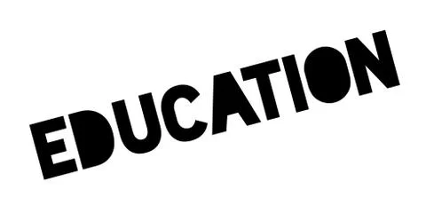 Education rubber stamp Stock Illustration