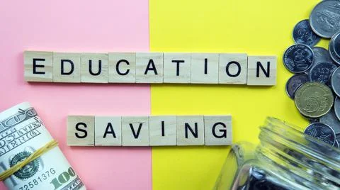 Education Saving Concept Foto stock