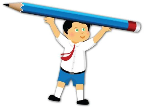 Education stationery Stock Illustration