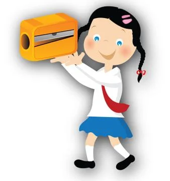 Education stationery Illustrazione stock