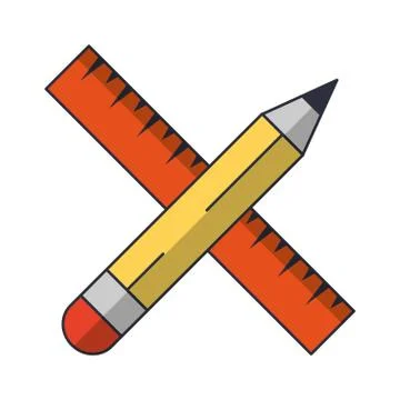 Education study elements cartoon 스톡 일러스트