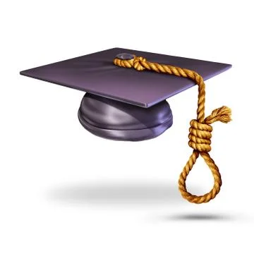 Education Suicide Stock Illustration