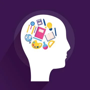 Education supplies school Stock Illustration