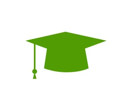 Education symbol. Cap icon. Simple design education symbol Stock Illustration
