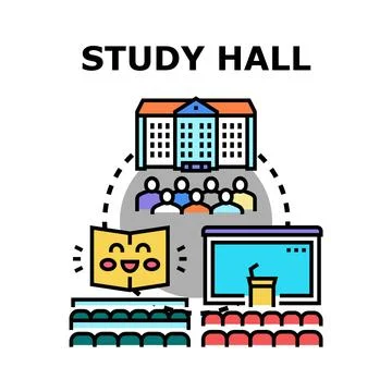 Education system concept, learning process, and group studies Stock Illustration