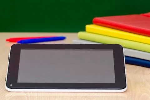 Education with tablet computer Stock Photos