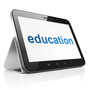 Education on tablet pc computer Stock-Illustration