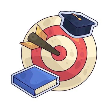 Education target illustration イラスト素材