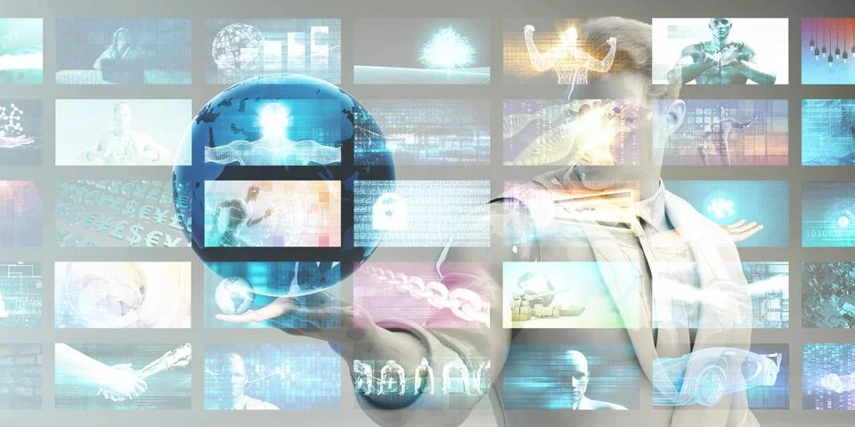 Education Technology Stock Illustration