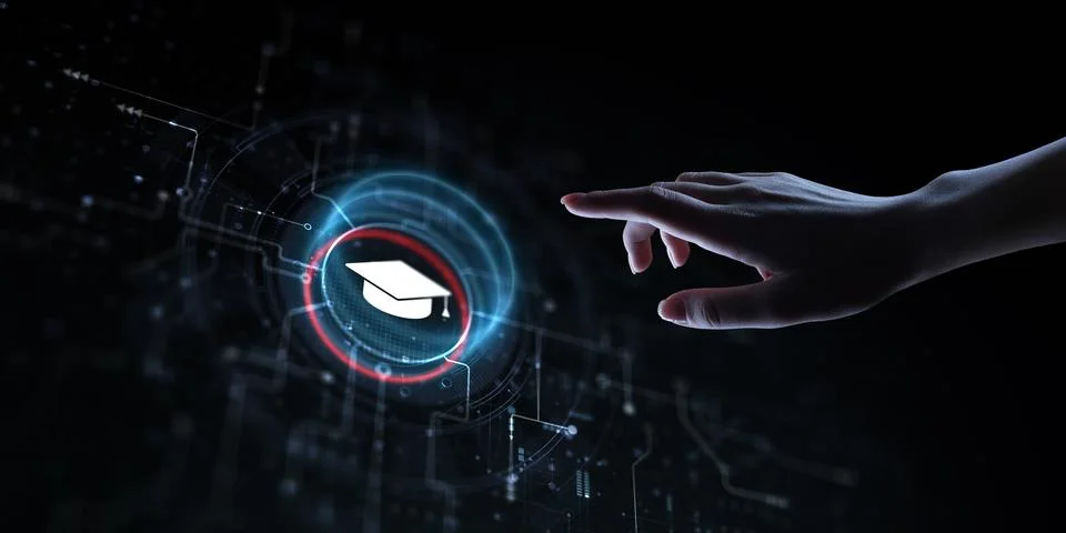 Education Technology Platform for Online Learning and Digital Student Engag.. Stock Photos