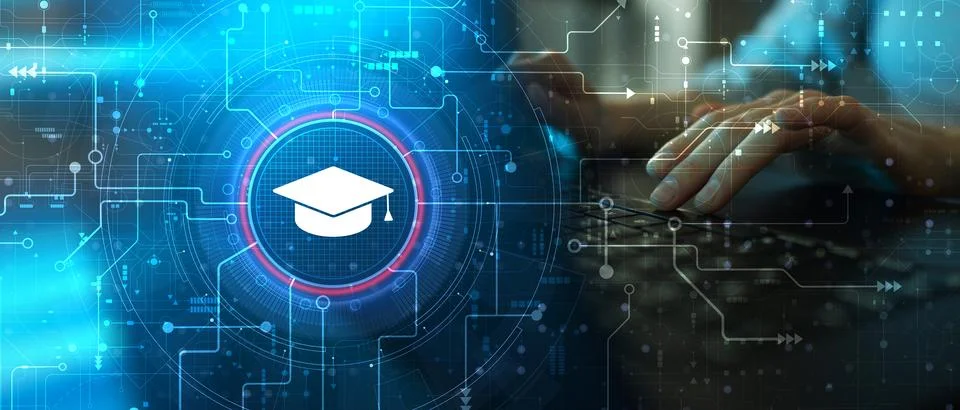 Education Technology Platform for Online Learning and Digital Student Engag.. Stock Photos