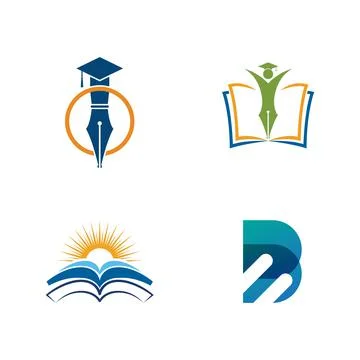 Education Template vector icon illustration Stock Illustration