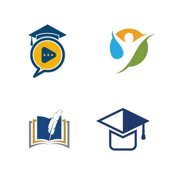 Education Template vector icon illustration 스톡 일러스트