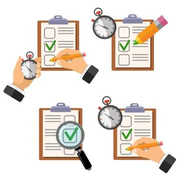 Education Test Template Stock Illustration