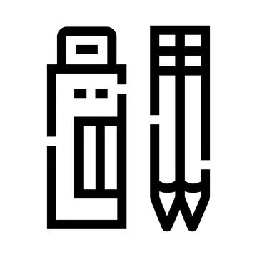 Education tools and stationery for learning concept Stock Illustration