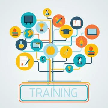 Education tree concept 스톡 일러스트