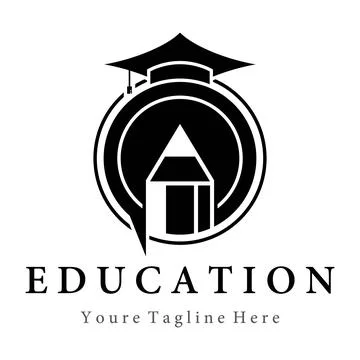 Education vector logo design Stock Illustration