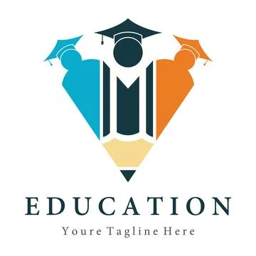 Education vector logo design Stock Illustration