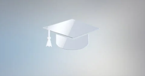 Education White 3d Icon Stock-Footage 67202073