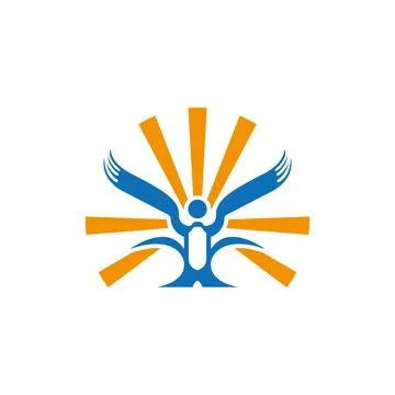 Education Wings Logo Design Learning Academy Symbol Stock Illustration
