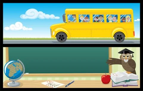 Educational Banners Stock Illustration