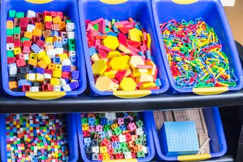 Educational blocks Stock Photos