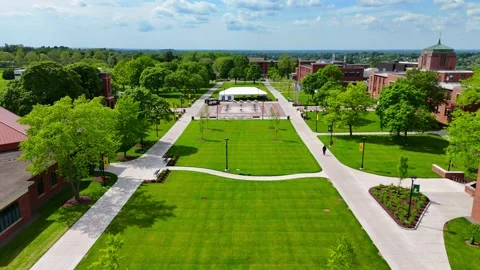 Educational Buildings - Syracuse, NY Video stock 336038363