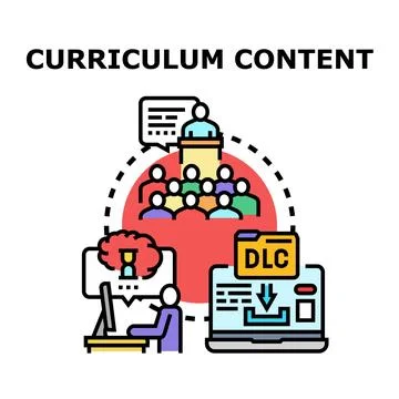 Educational content developing process for online courses Stock-Illustration